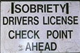 EOPD Sobriety Check Point Ahead